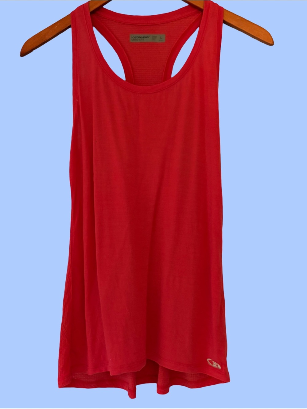 Icebreaker Cool-Lite Racerback Tank Top Wool Blend Amplify